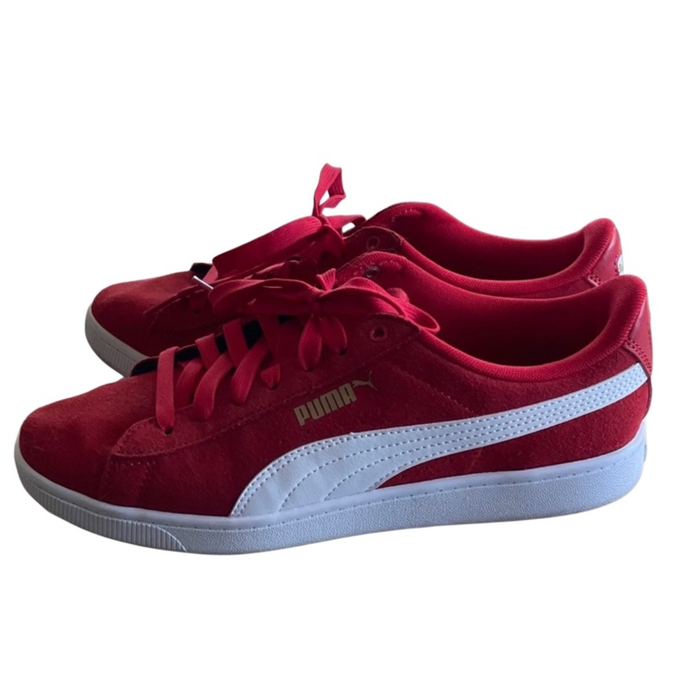 Red Puma Tennis Shoes Size 9 - Picture 2 of 7